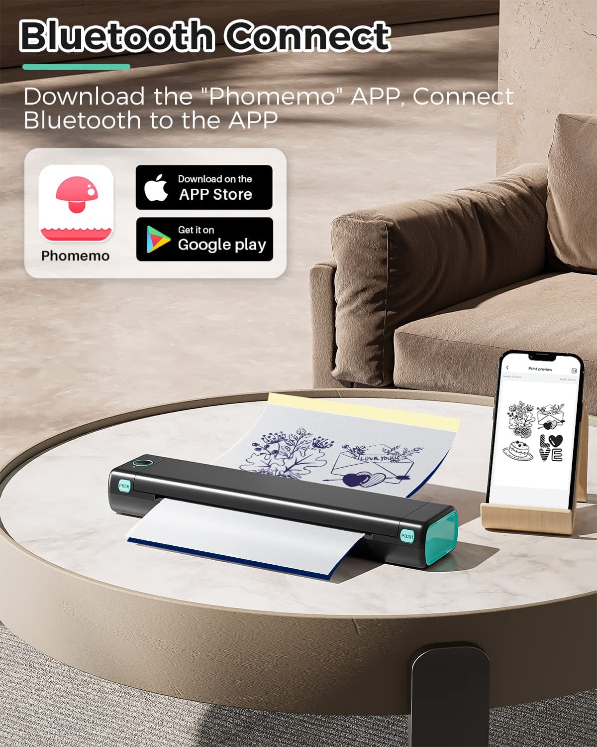 Flash Sale - Phomemo M08F Wireless Tattoo Stencil Printer - Image 7