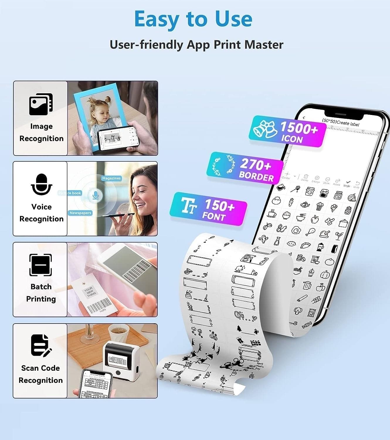 Phomemo M200 Bluetooth Portable Thermal Business Label Maker - Email Only - Image 7