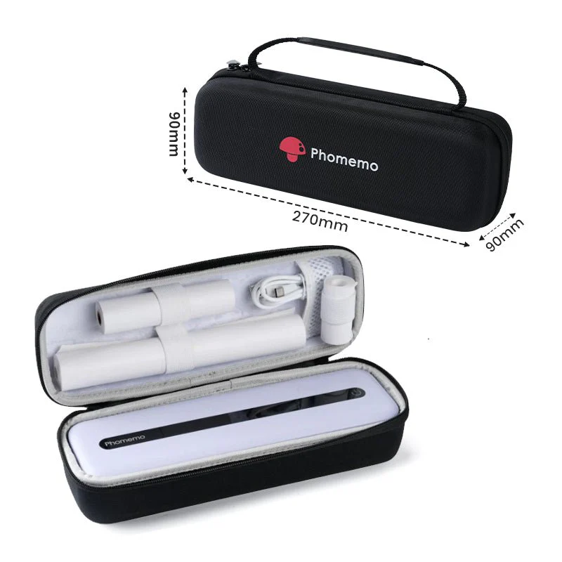 Phomemo M832 Portable Printer Black Storage Bag - Image 2