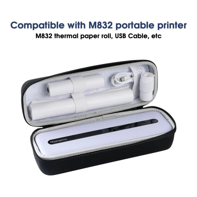 Phomemo M832 Portable Printer Black Storage Bag - Image 3
