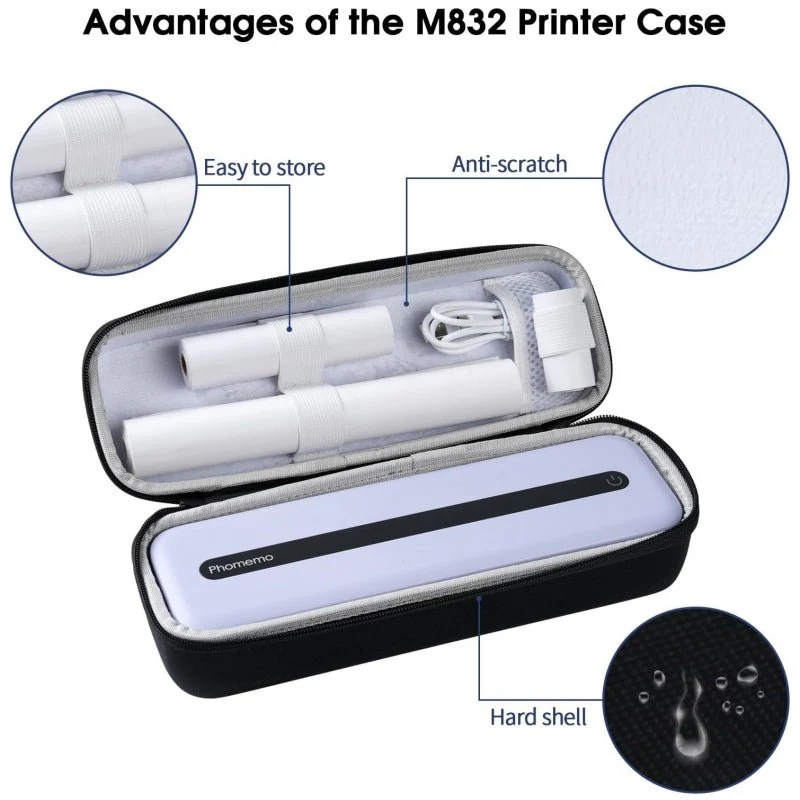 Phomemo M832 Portable Printer Black Storage Bag - Image 6