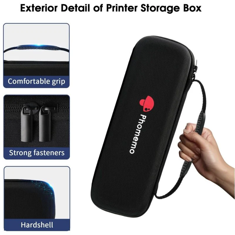 Phomemo M832 Portable Printer Black Storage Bag - Image 7