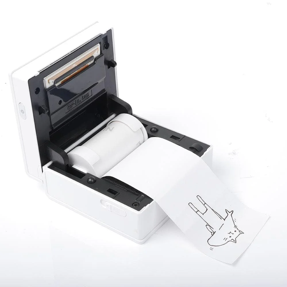 Phomemo 53mm White Non-Adhesive 10-Year-Lasting Thermal Paper for M02/M02S/M02Pro/M03/M04S/M04AS/M832/P2S丨3 Rolls - Image 3