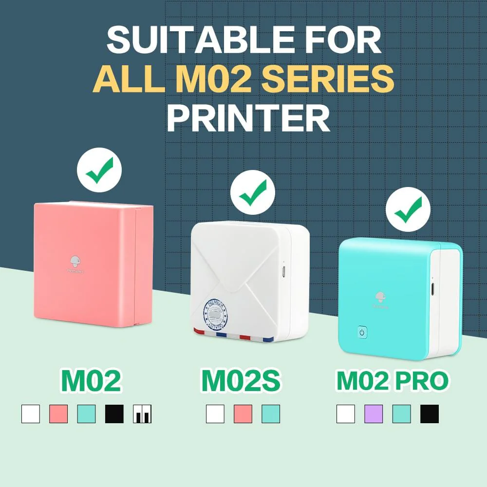 Phomemo 53mm Green/Orange/Purple Sticker 20-Year-Lasting Thermal Paper for M02/M02S/M02Pro/M03/M04S/M04AS/M832/P2S丨3 Rolls - Image 4