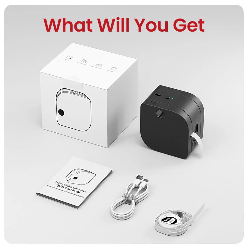 Phomemo P12 Pro Bluetooth Home Label Maker Kit - Image 7
