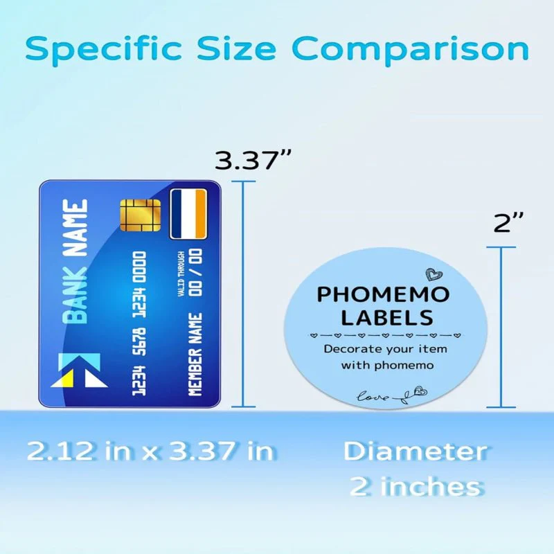 Phomemo 2“ Round Thermal Label For Shipping Label Printer (750 Labels/Roll) - Image 14