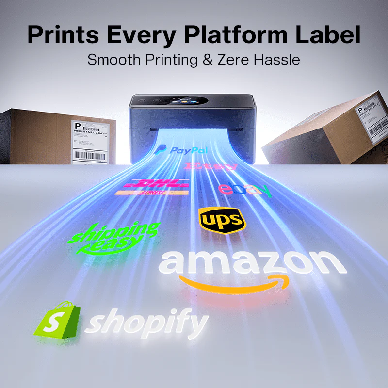 Phomemo PM64D Bluetooth Shipping Label Printer Upgraded Direct Touchscreen - Image 7