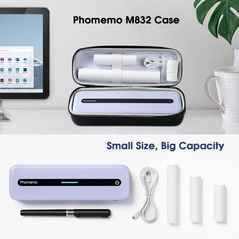 Phomemo M832 Portable Printer Black Storage Bag - Image 4