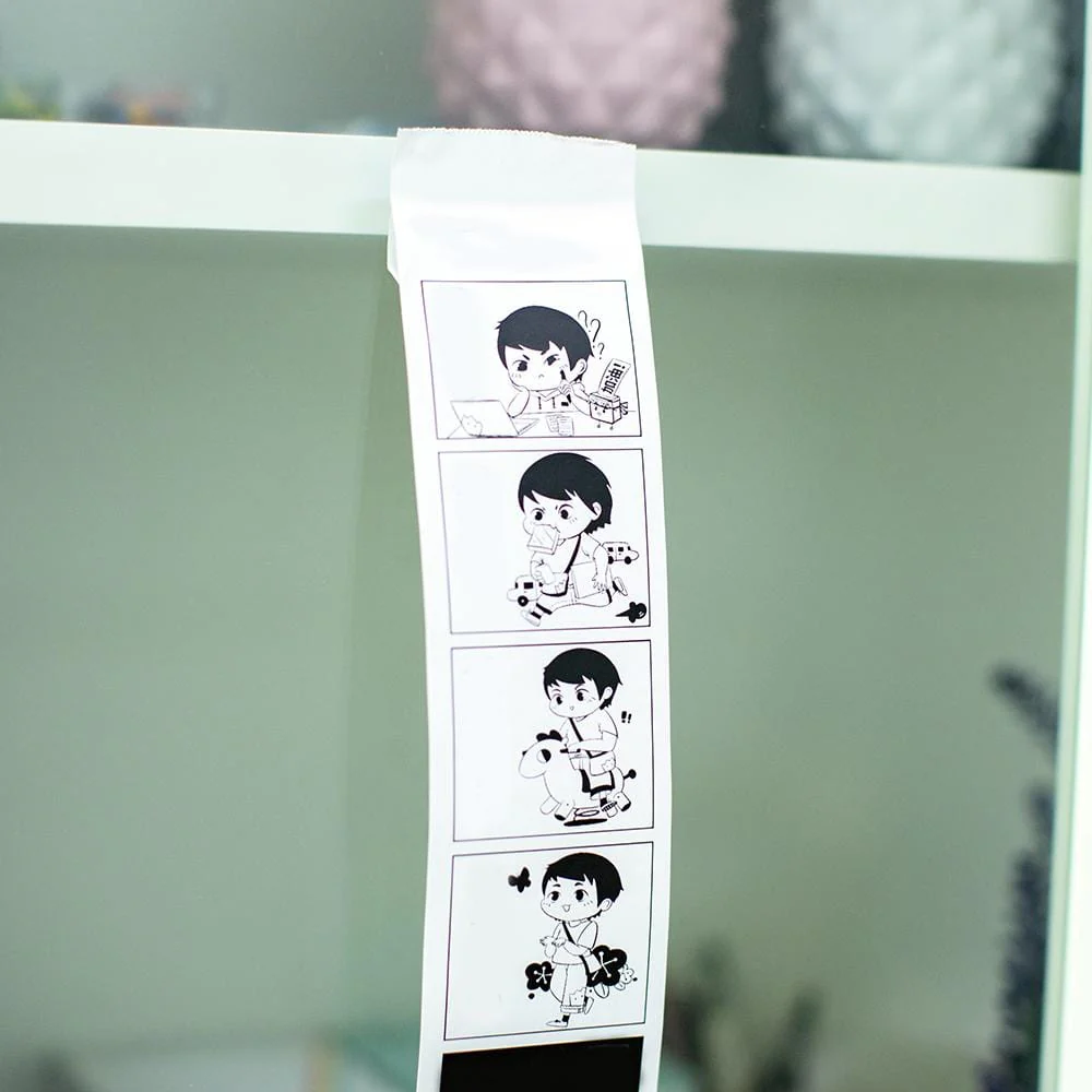 Phomemo 53mm White Non-Adhesive 10-Year-Lasting Thermal Paper for T02/M02X/M832丨3 Rolls - Image 6
