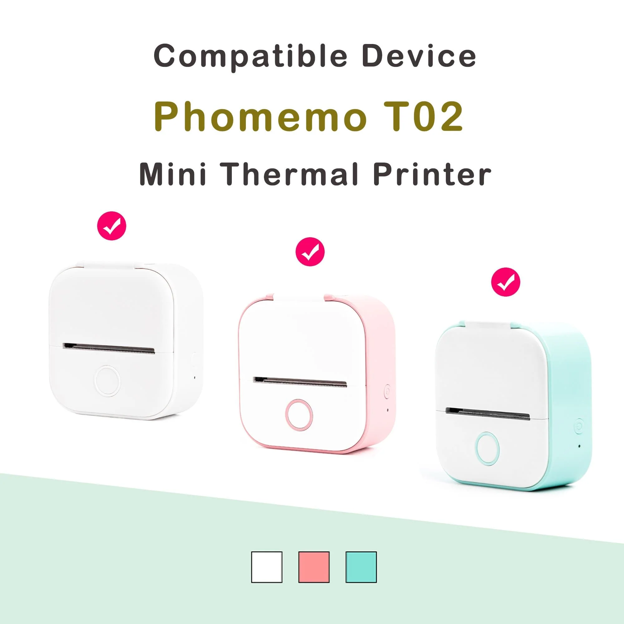 Phomemo 53mm White Sticker 2-Year-Lasting Thermal Paper for T02/M02X/M832丨3 Rolls - Image 3