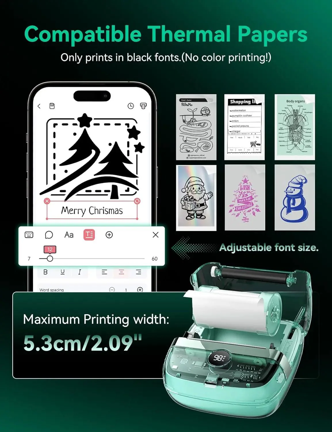 Phomemo T02 Pro Mini Sticker Printer - Image 8