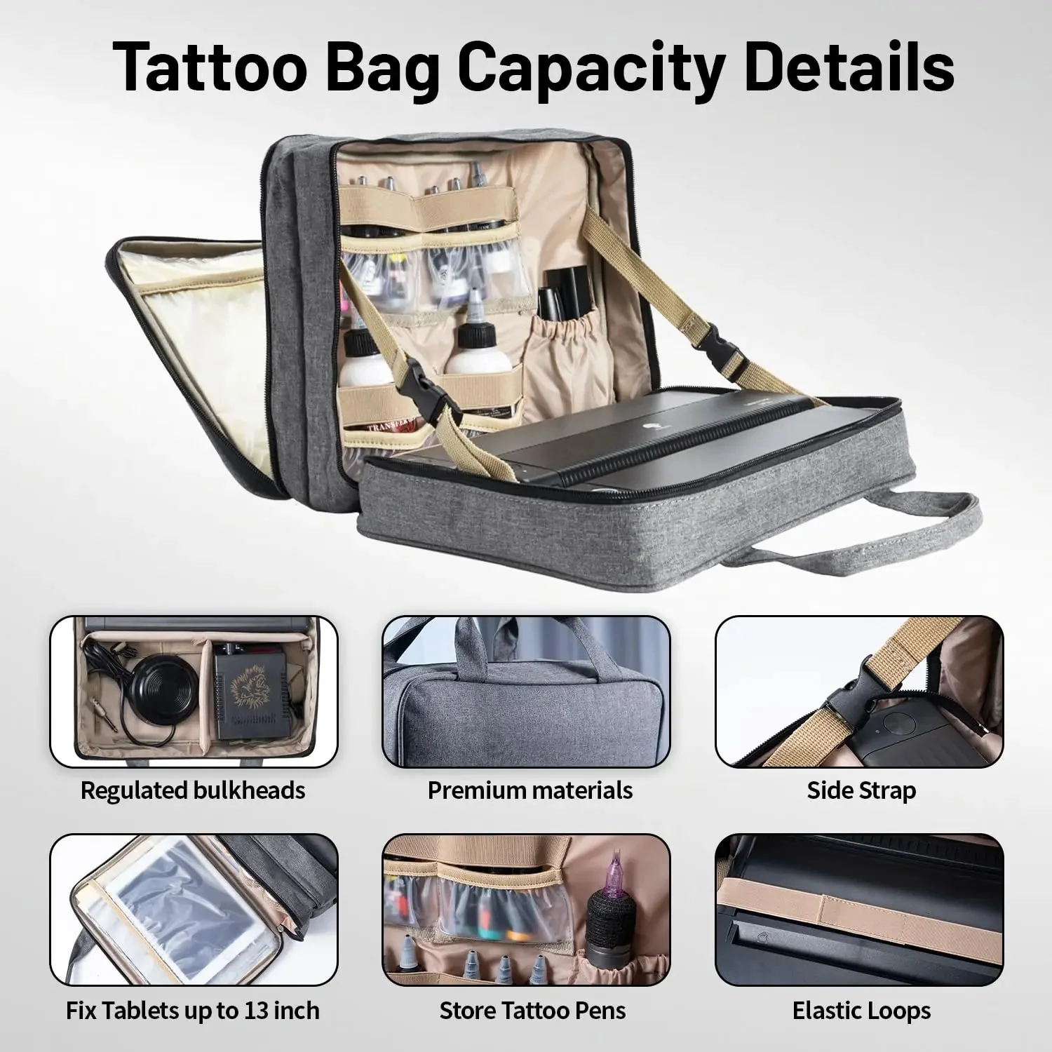 Phomemo Tattoo Carrying Case for Tattoo Accessories - Image 2