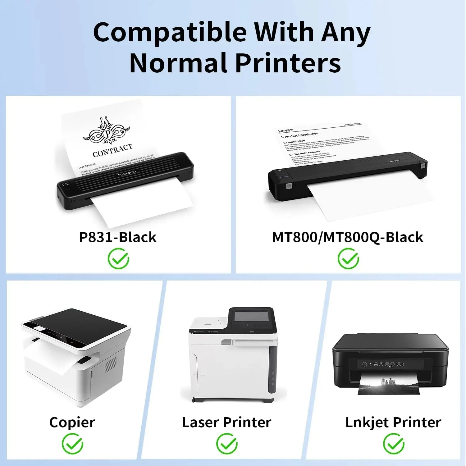 Phomemo Copy Printer Paper For P831 Thermal Ribbon - Image 8
