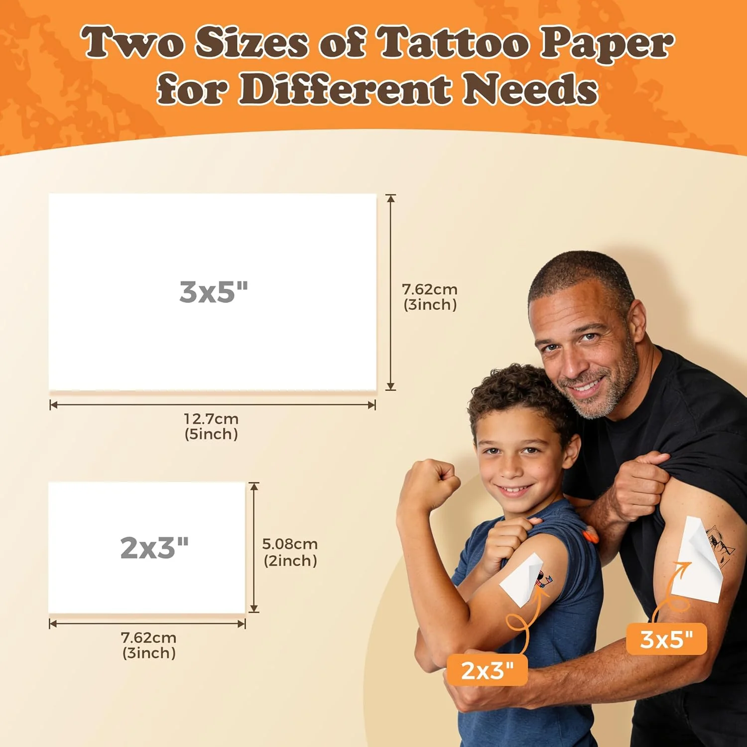 Phomemo TK32 Tattoo Maker Refill Pack,Includes 50pcs Tattoo&Transfer Papers and 8 Markers—Fuels Non-Stop Temporary Tattoo Creativity - Image 6