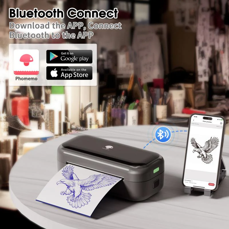 Phomemo TP31 Bluetooth Tattoo Stencil Mini Printer - Email Only - Image 3