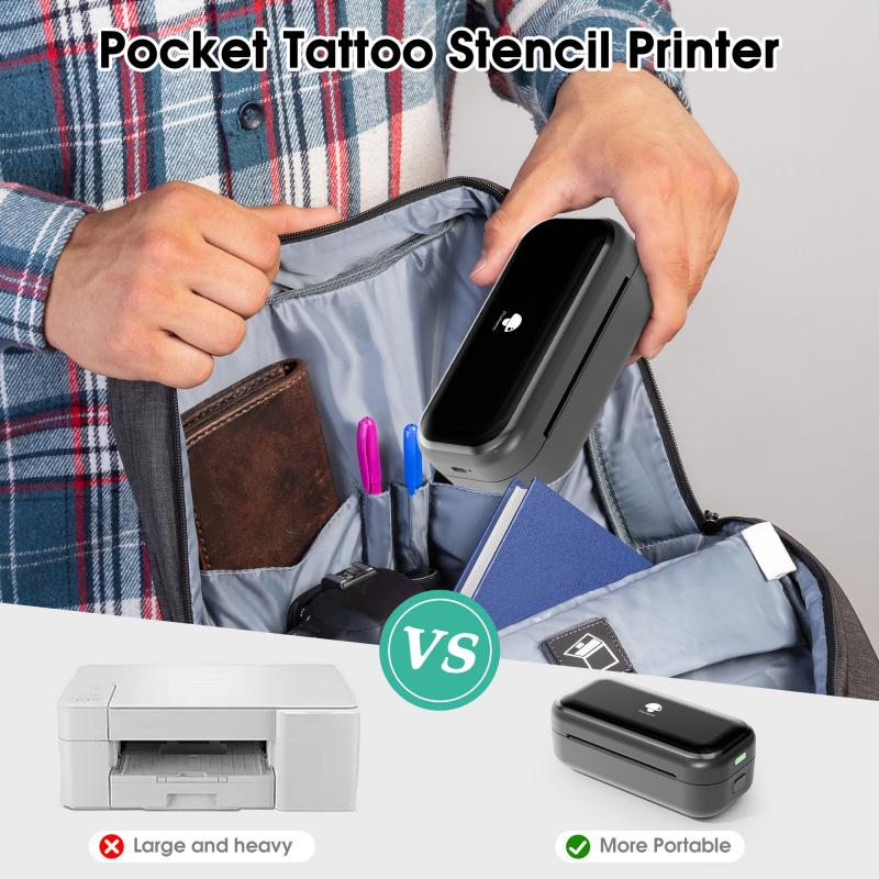 Phomemo TP31 Bluetooth Tattoo Stencil Mini Printer - Email Only - Image 7