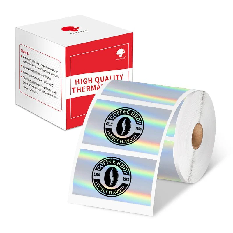 Phomemo 50×30mm Holographic Sticker Thermal Label For M110/M120/M150/M200/M200/M221
