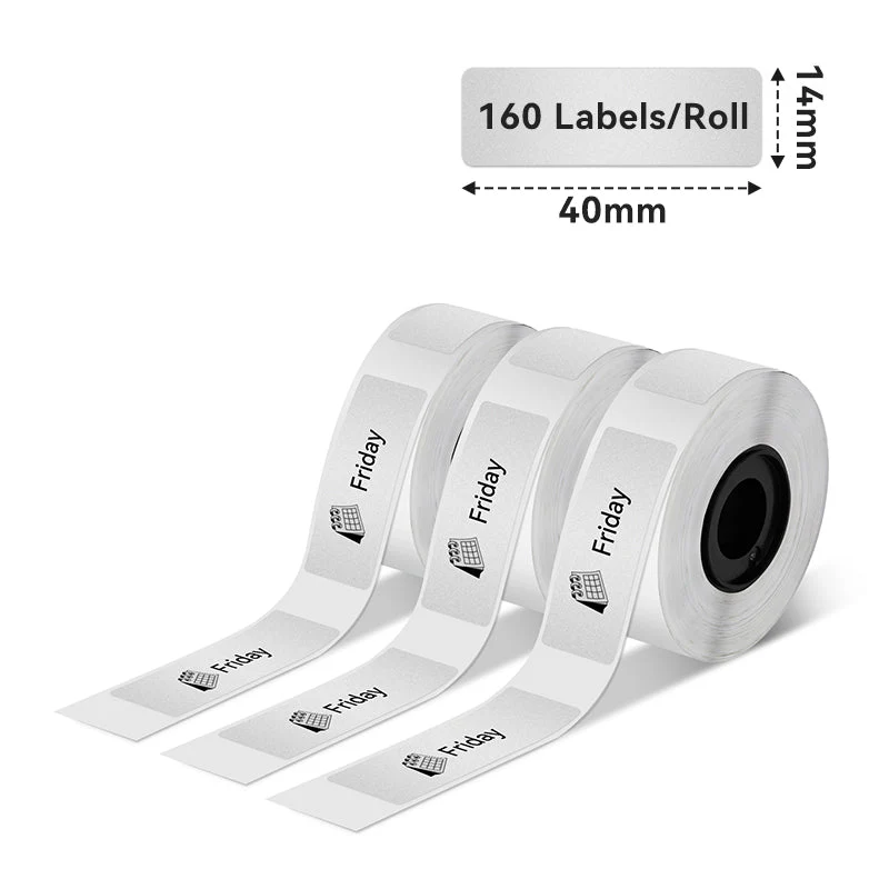 Phomemo 14x40mm Sliver Label for D30/D35/Q30/Q30S - Image 2