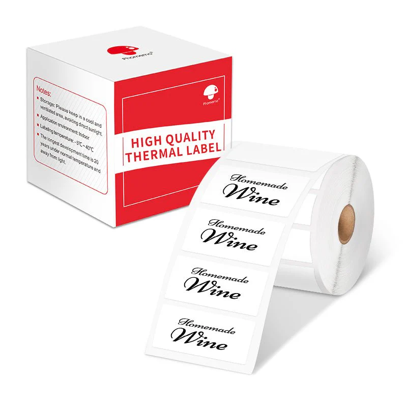 Phomemo 25×15mm White Thermal Label For M110/M120/M200/M220/M221/M150-1 Roll