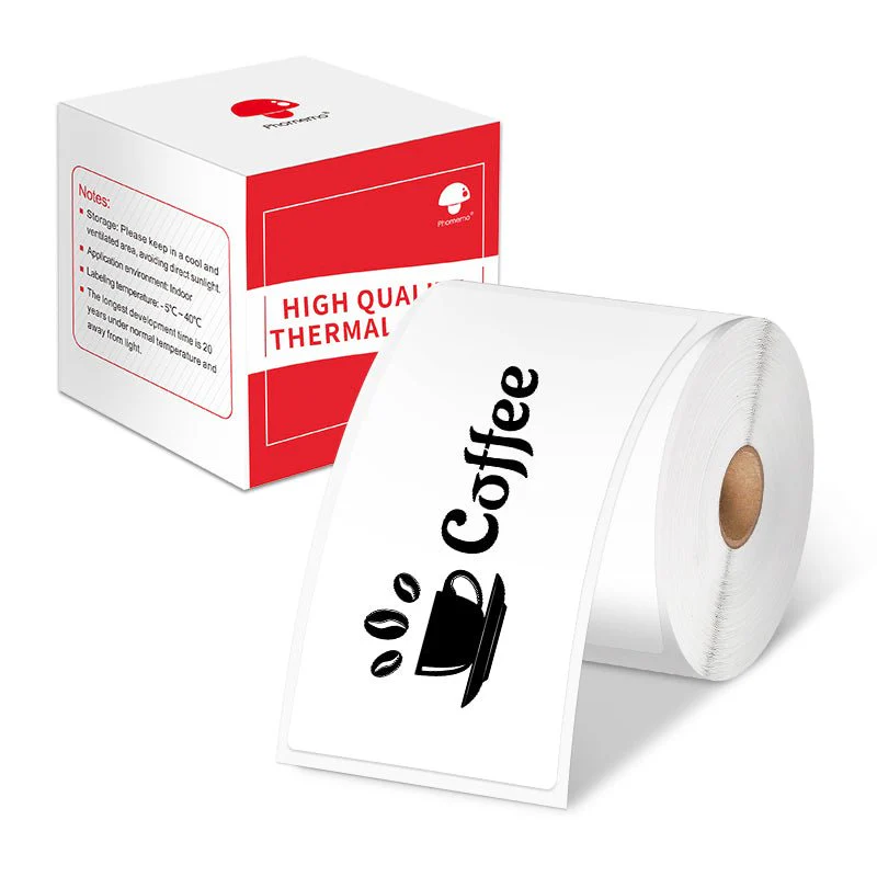 Phomemo 45×80mm White Thermal Label For M110/M120/M200/M220/M221/M150