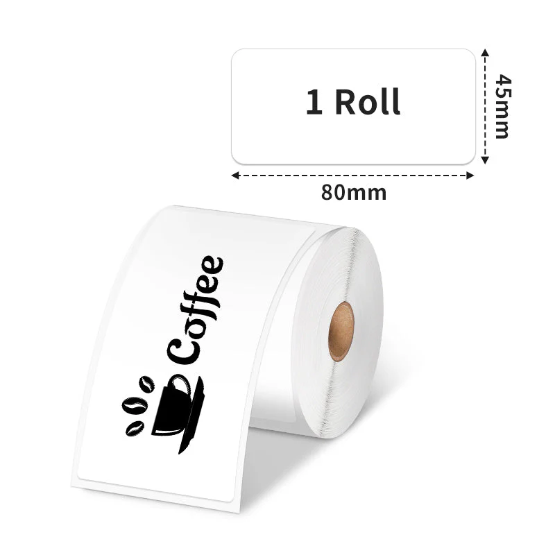Phomemo 45×80mm White Thermal Label For M110/M120/M200/M220/M221/M150 - Image 2