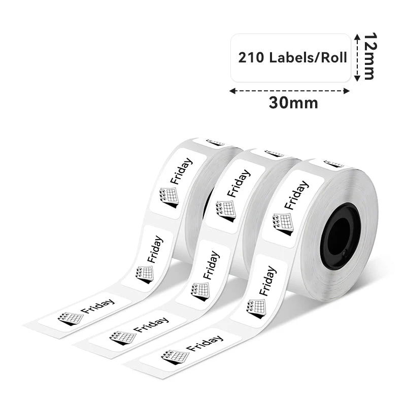 Phomemo Black on White Thermal Label for D30/D35/Q30/Q30S - Image 2