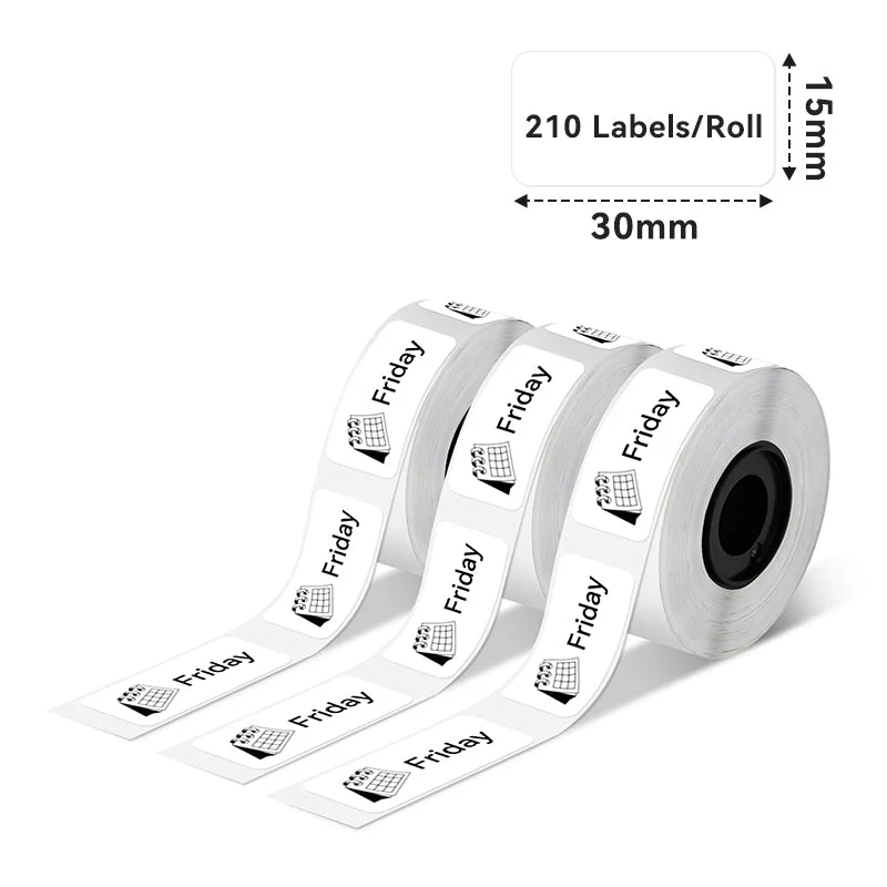 Phomemo Black on White Thermal Label for D30/D35/Q30/Q30S - Image 9