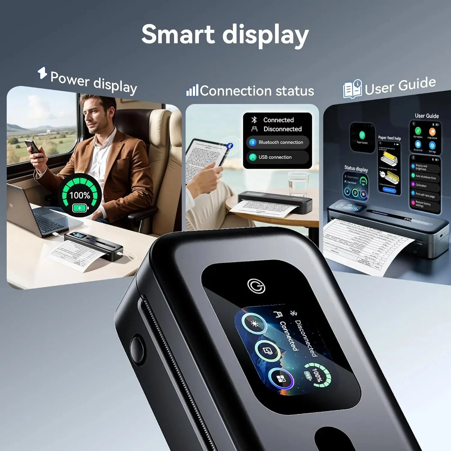 Phomemo Thermal Portable Printer M832D Upgraded Direct Touchscreen - Image 3