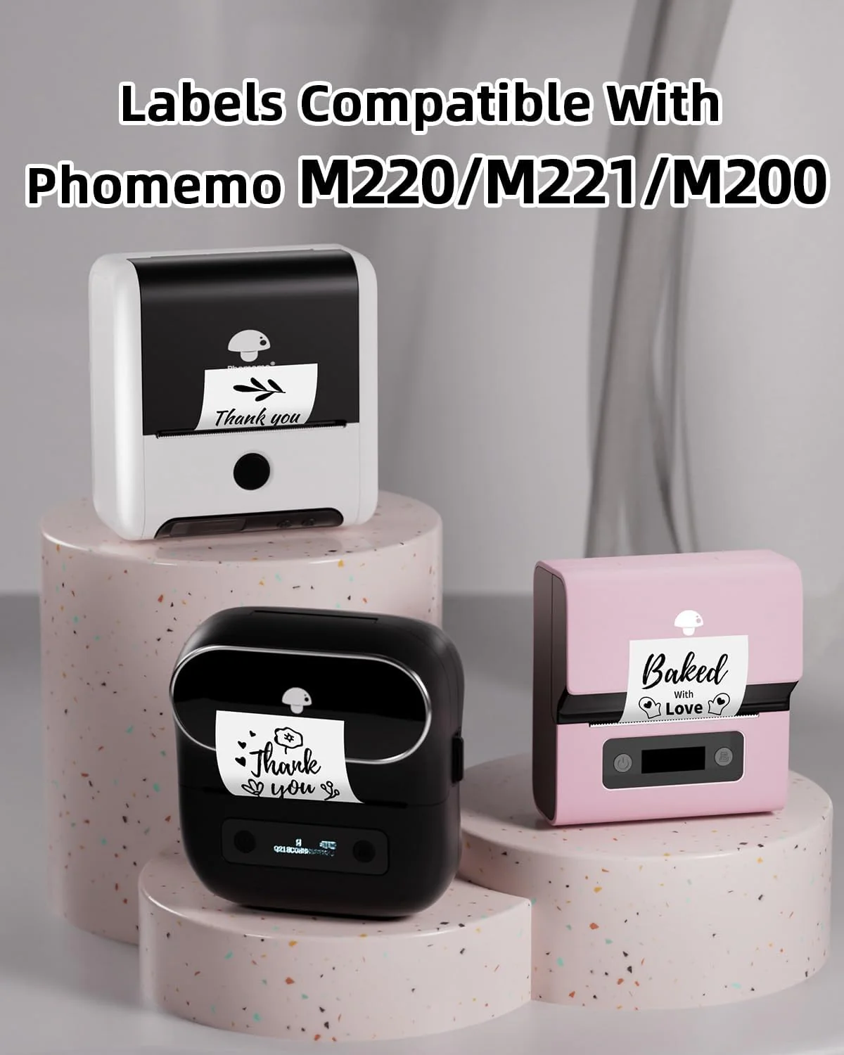 Phomemo 70×40mm White Label for M200/M220/M221 Label Maker - Image 3