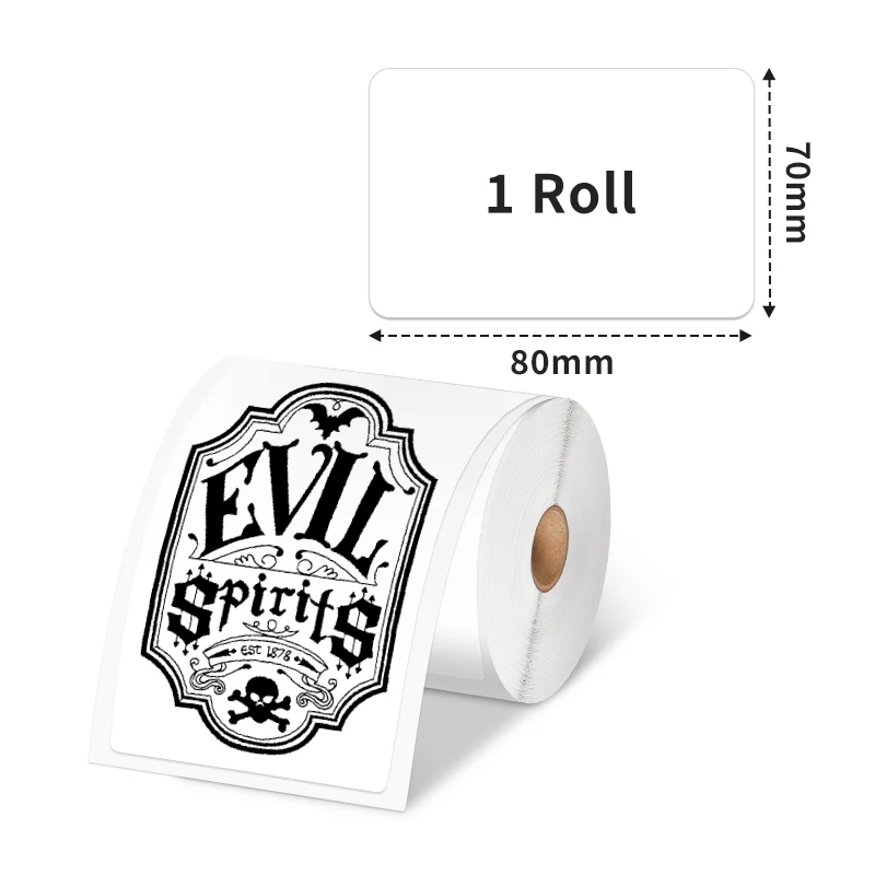 Phomemo 70×80mm White Thermal Label for M200/M220/M221 - Image 2