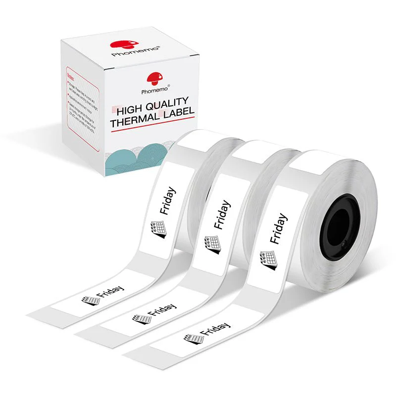 Phomemo 14x30mm White Thermal Label for D30/D35/Q30/Q30S